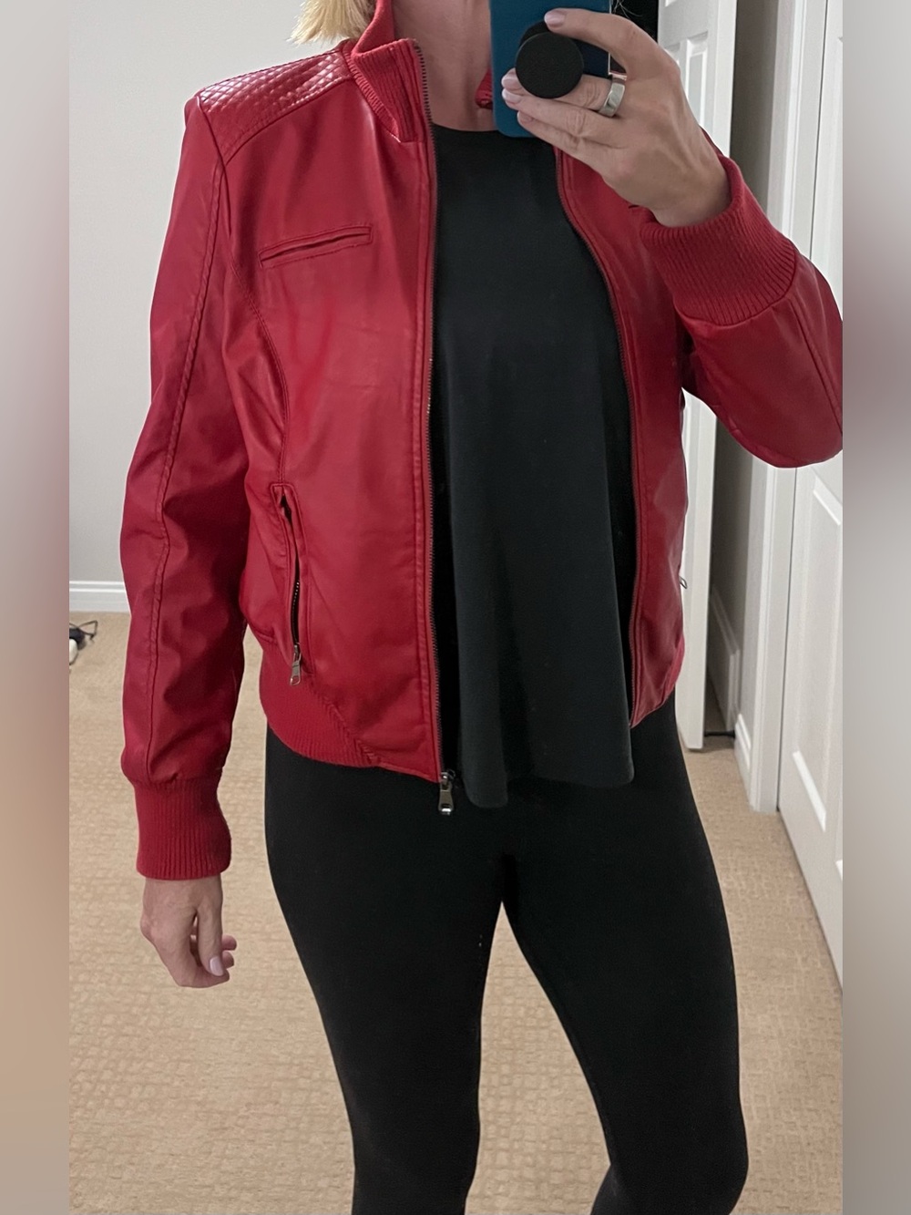 GiSono Women's Red Jacket